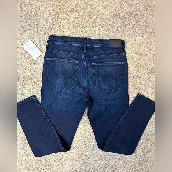 🆕 Edwin Pixie 9” Mid‎ Rise Skinny Jeans Color Legend Size 30 BIN M - Picture 4 of 12
